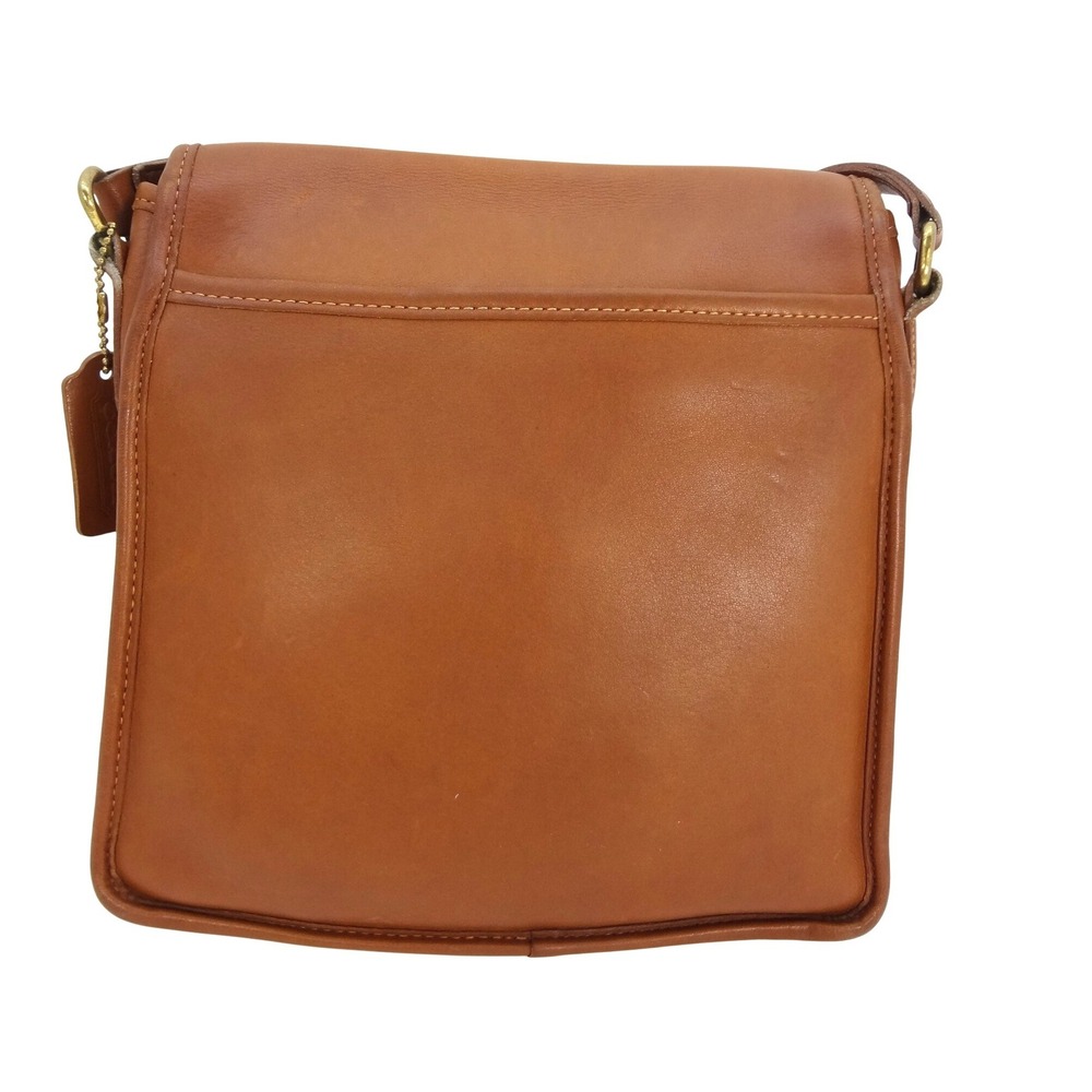 Vintage Coach Kent Crossbody Bag British Tan Leather 9916 Brass COA - Picture 2 of 11